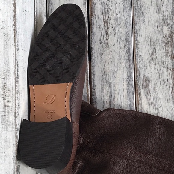 Delman sofie brown leather over knee high boots - Picture 7 of 7